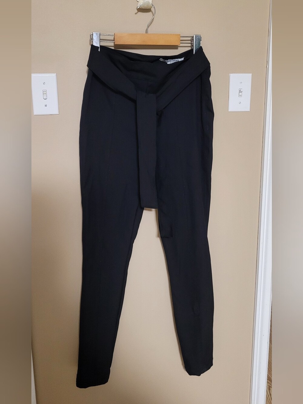 💚10 for $10💚 Bundle and save High-Rise Black Tie-Waist Women's Pants